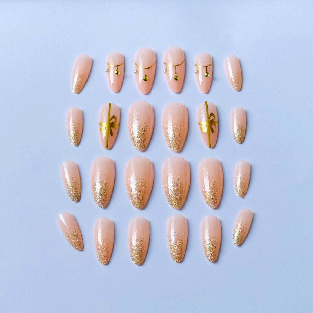 Nail Art Design Kit with Pearls and Glitter