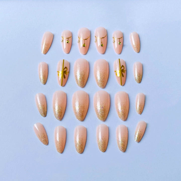 Nail Art Design Kit with Pearls and Glitter