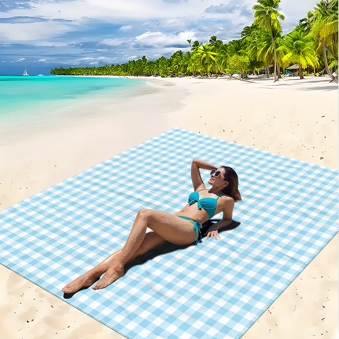 Mandala Design Beach Mat Kalsten