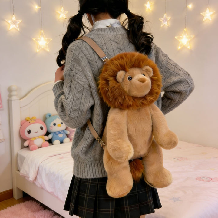 Plush Lion Backpack Kalsten