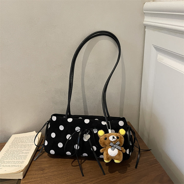 Playful Polka Dot Shoulder Bag