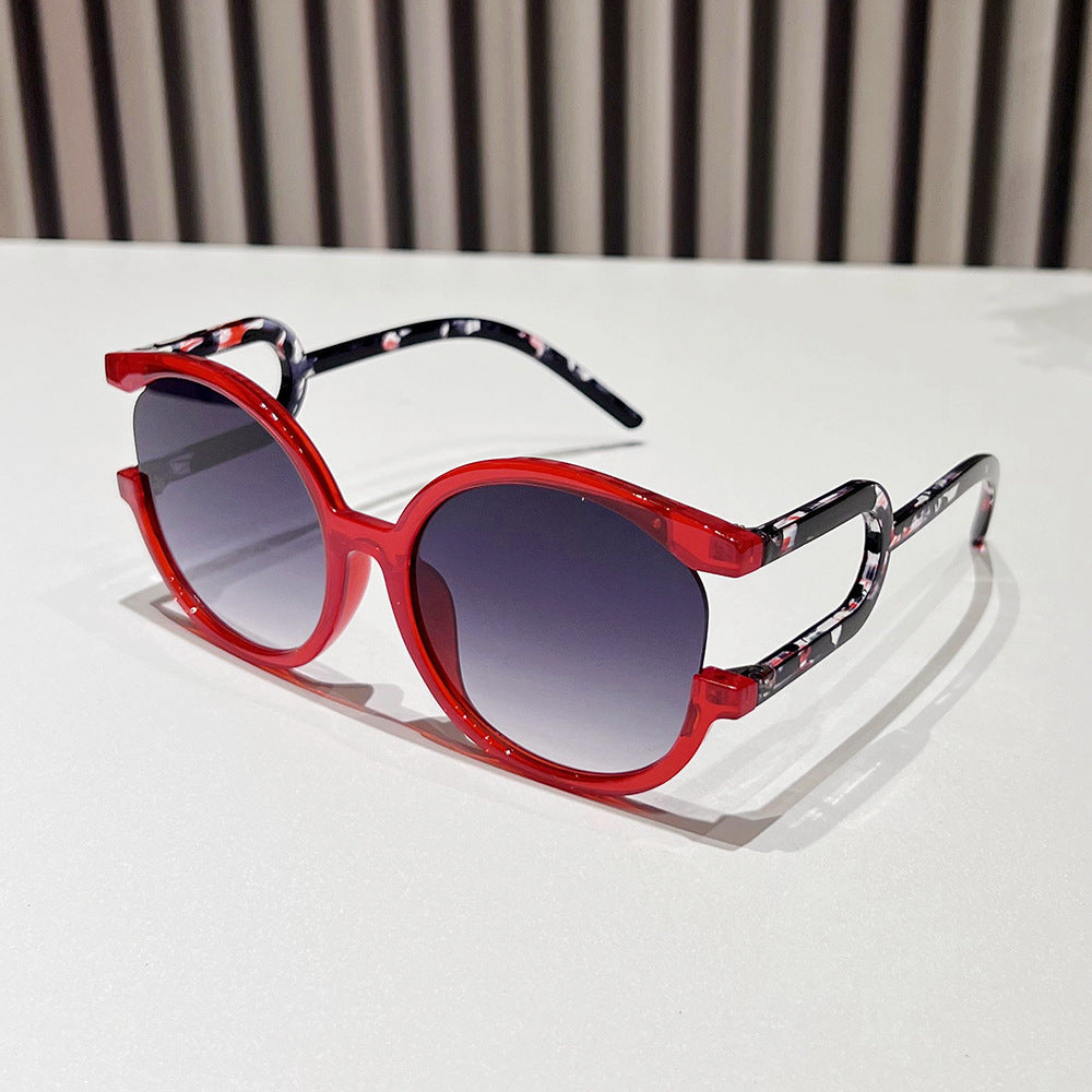 Avant-Garde Circular Frame Sunglasses Kalsten