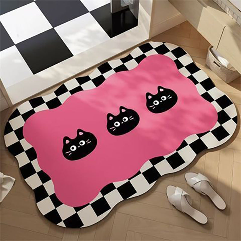 Pet-Themed Decorative Bath Mat Kalsten