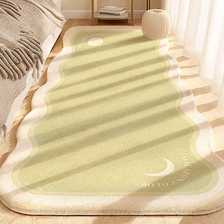Artistic Wavy Edge Area Rug for Home Decor