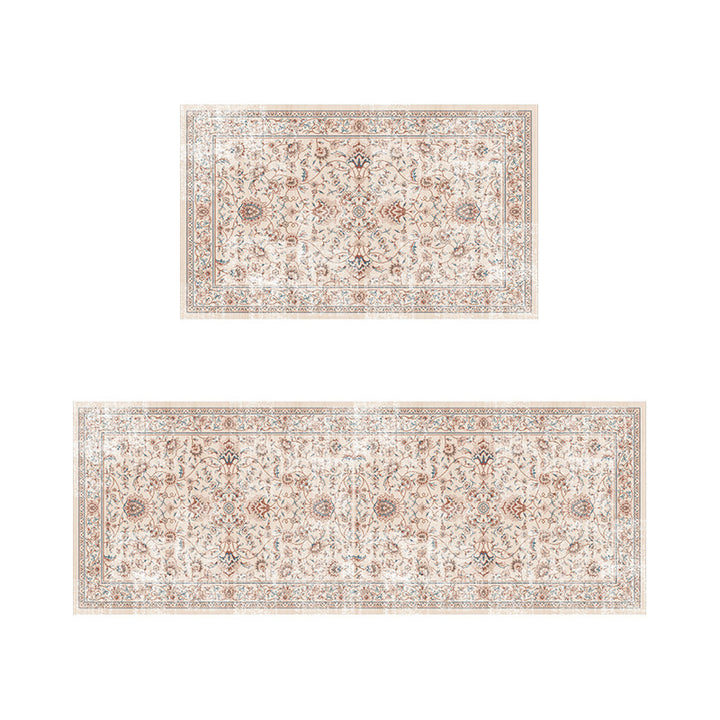 Vintage Floral Print Area Rug Set Kalsten