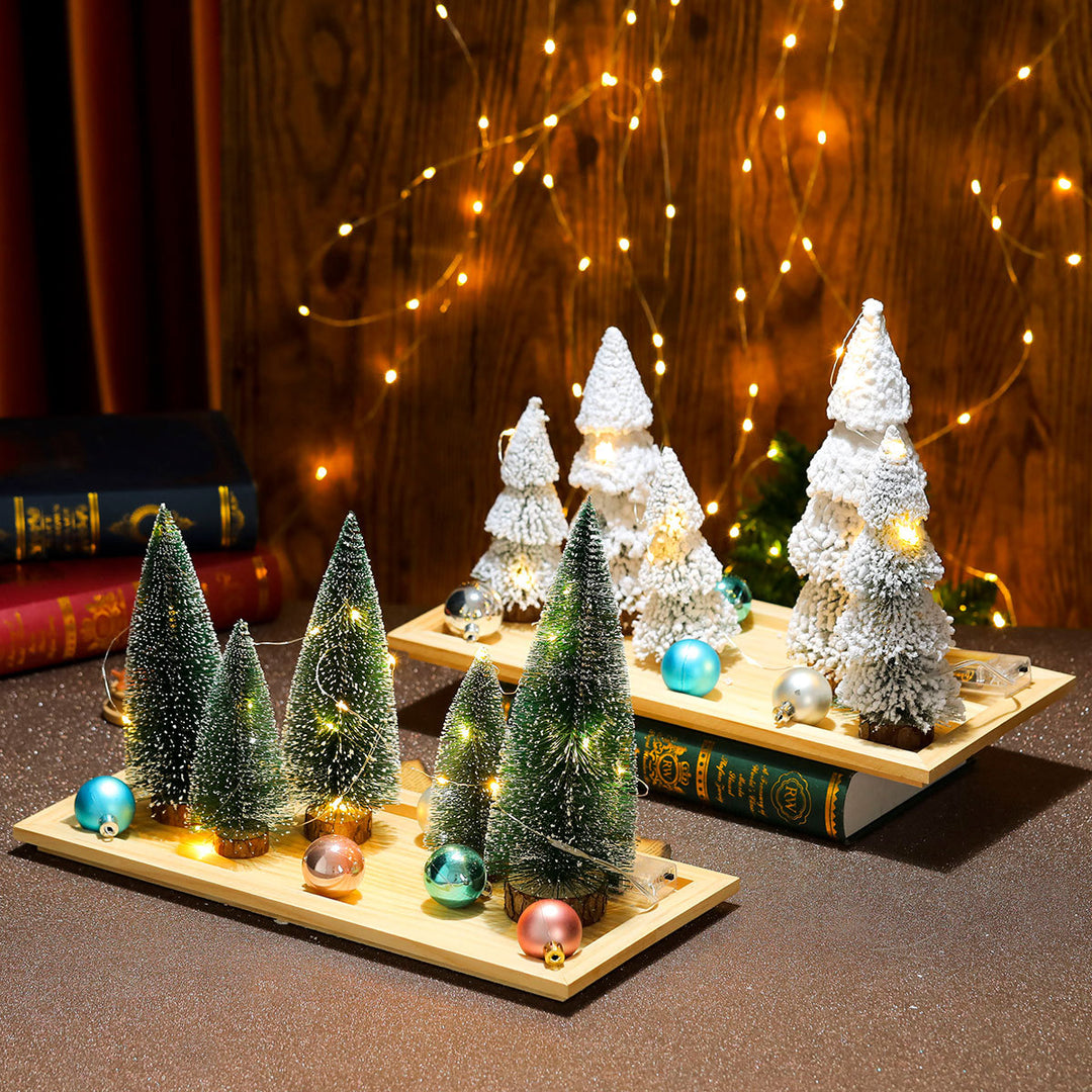 Decorative Miniature Christmas Tree Set Kalsten