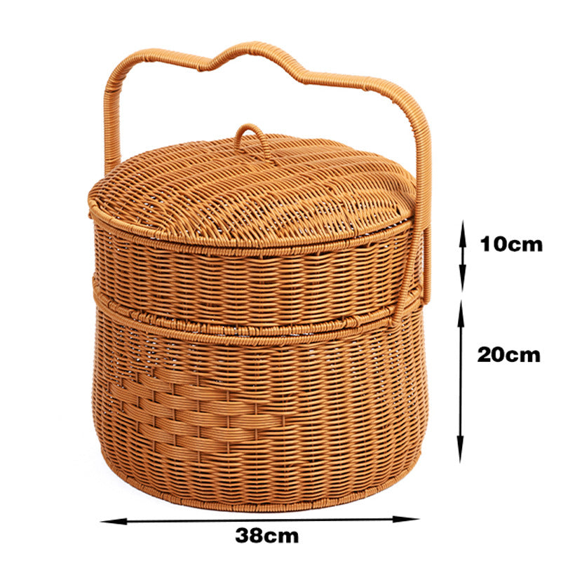 Round Woven Storage Basket Kalsten
