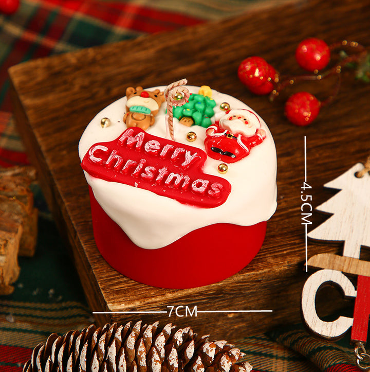 Christmas Decorative Trinket Box with Festive Sculpted Lid