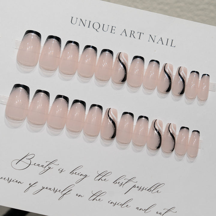 Chic Glittered Nail Art Set