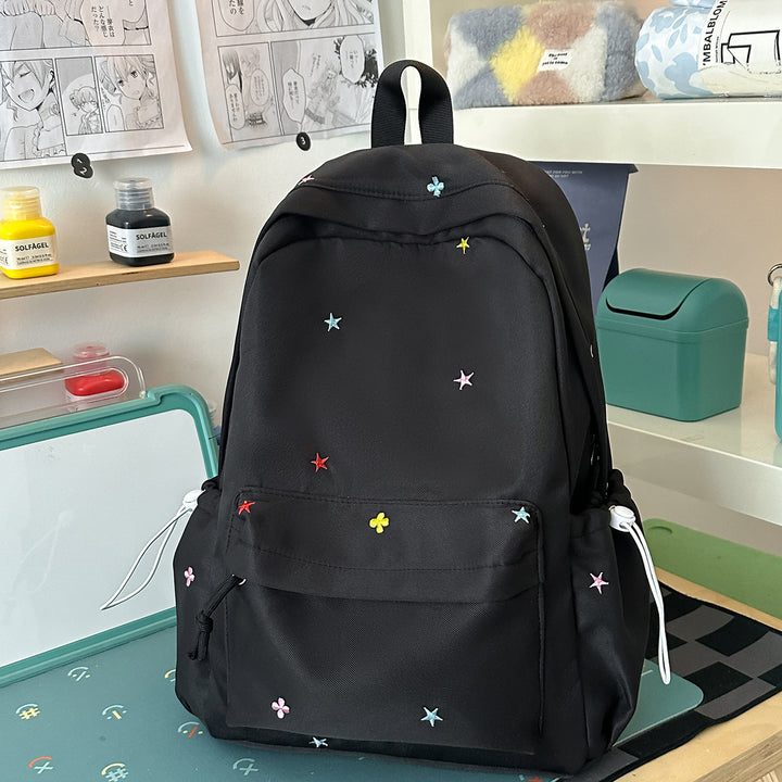Casual Embroidered Star Backpack Kalsten