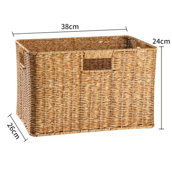 Rectangular Woven Storage Basket Kalsten