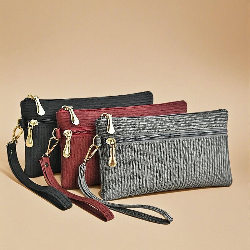 Elegant Clutch With Practical Wrist Strap Kalsten