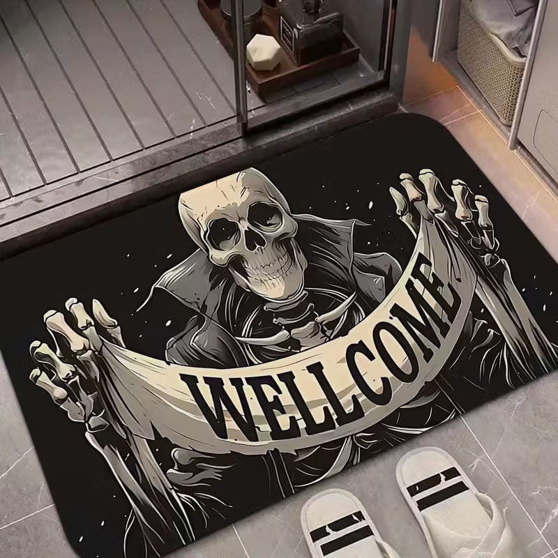 Horror-Themed Welcome Mat Kalsten