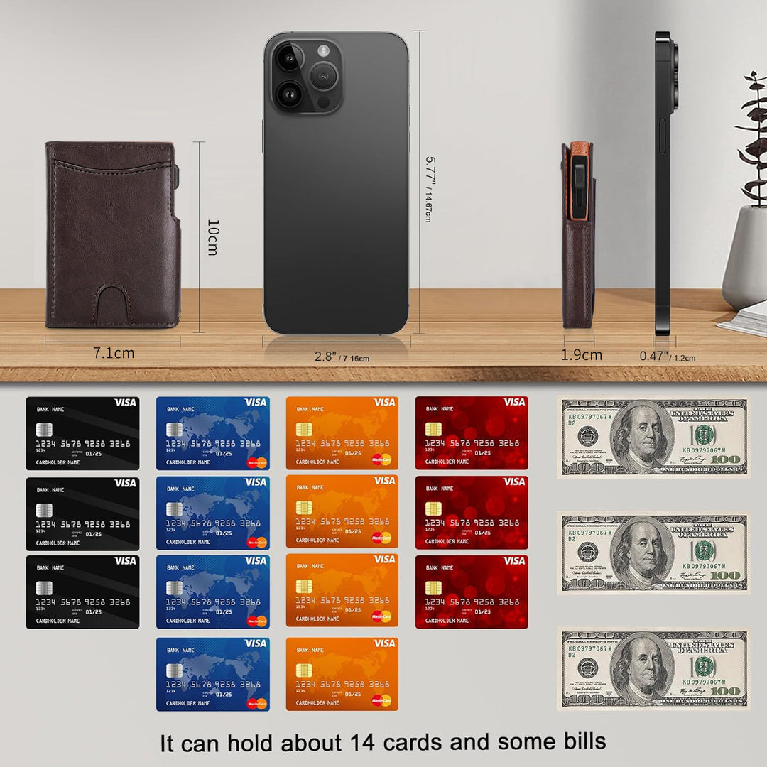 Dual-Layer Leather Cardholder Kalsten