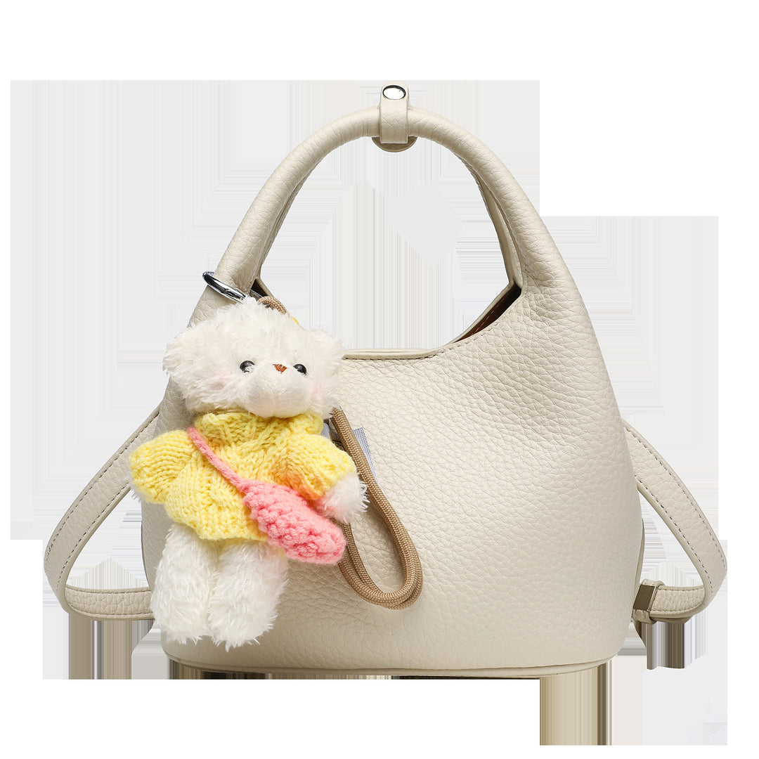 Chic Leather Handheld Tote Bag