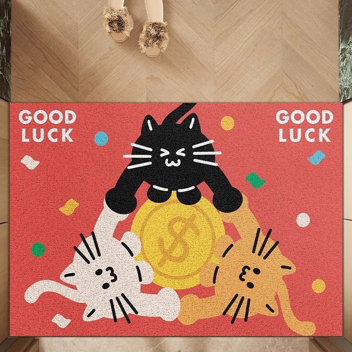 Cute Bear Pattern Doormat for Home Entryway