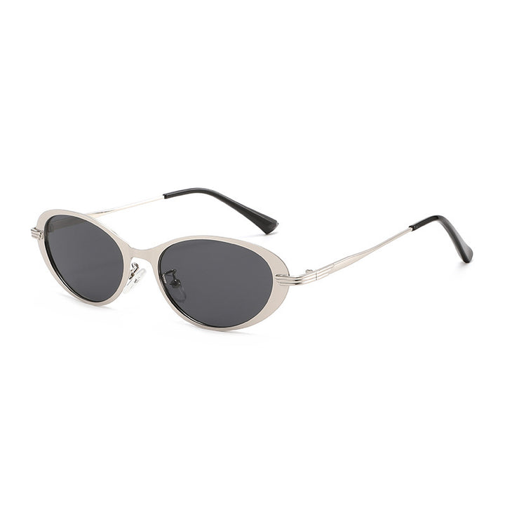 Contemporary Oval Frame Sunglasses Kalsten
