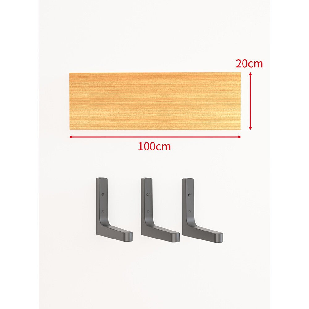 Long Narrow Floating Wall Shelf Kit with Concealed Heavy-Duty Brackets