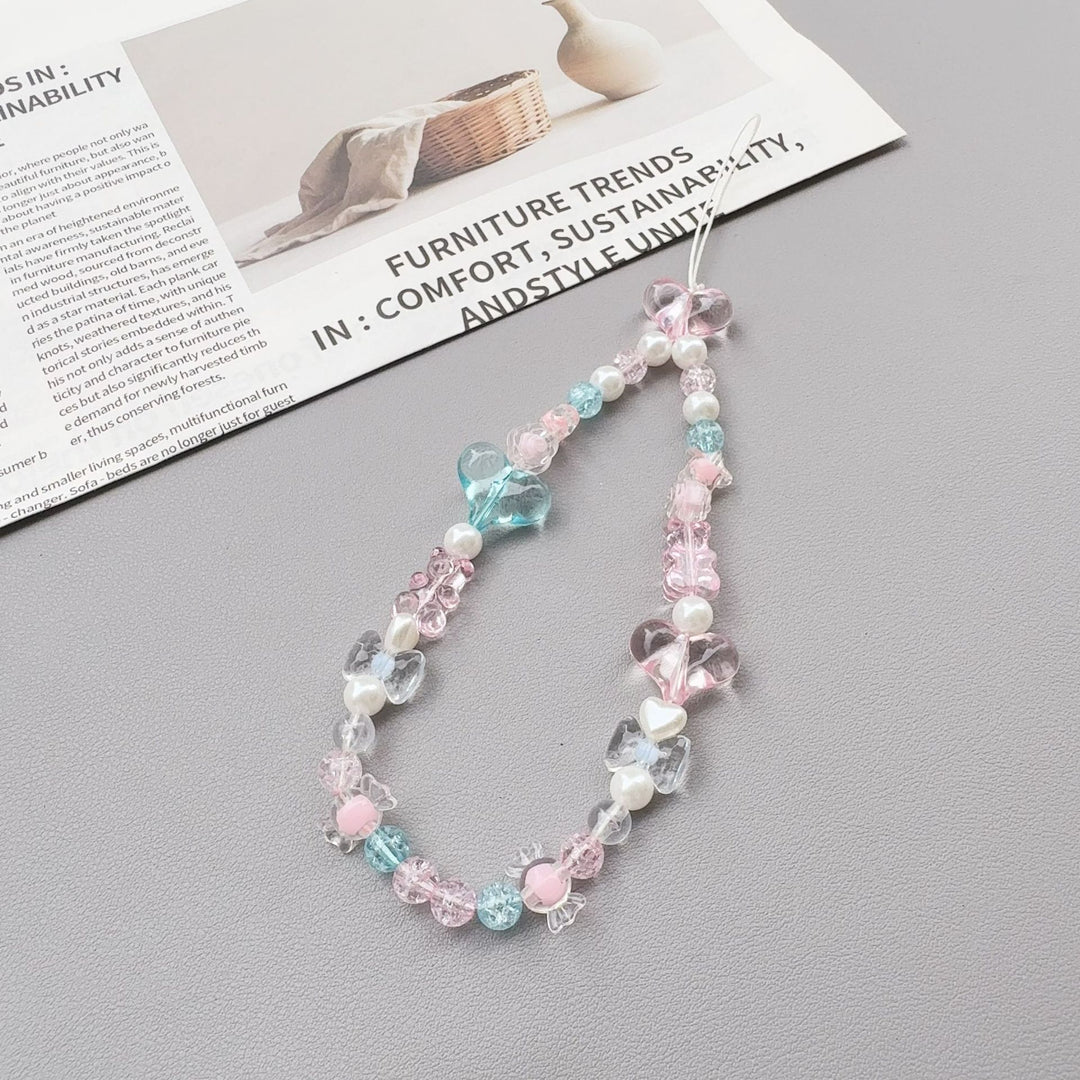 Heart-Shaped Beaded Eyewear Chain Kalsten