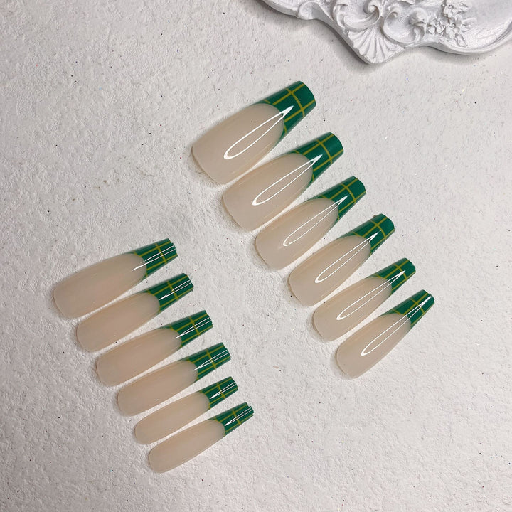 Artistic Acrylic Long Nail Extensions