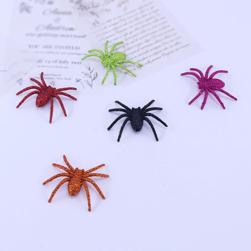 Glittered Halloween Spider Decoration Kalsten