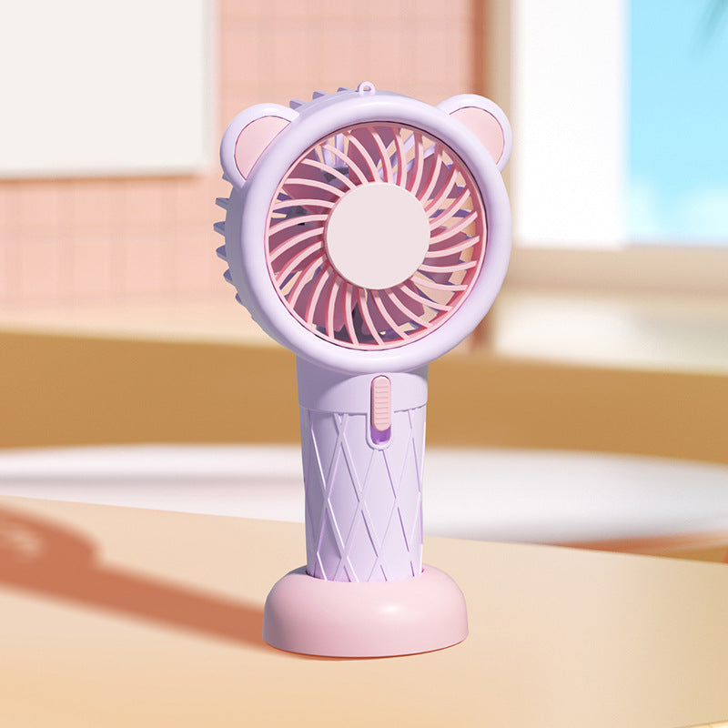 Women's Portable Mini Fan with Playful Animal Design Kalsten