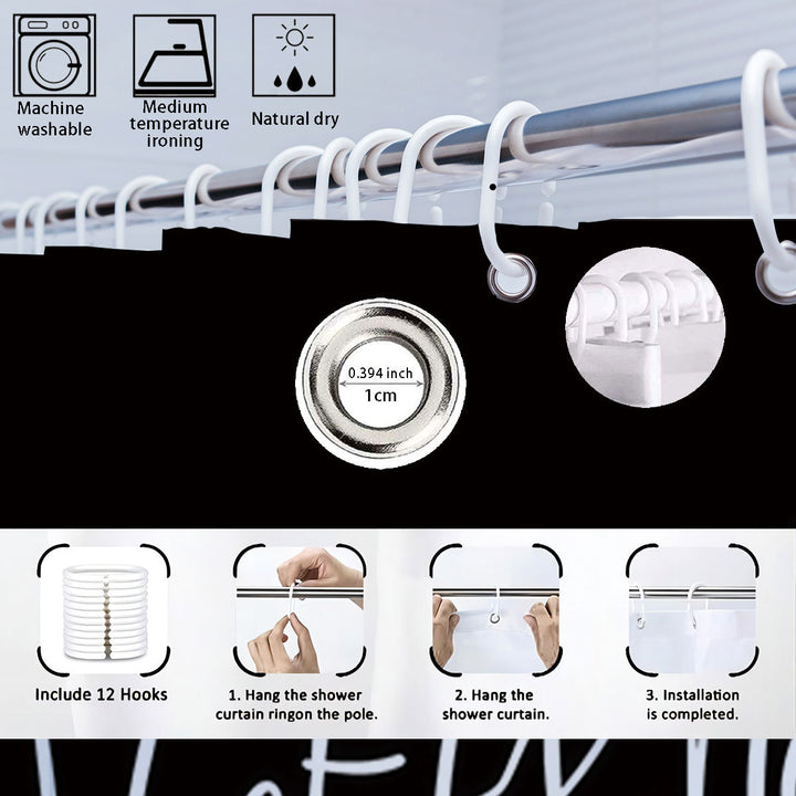 Bathroom Rules Digital Bathroom Décor Set Kalsten