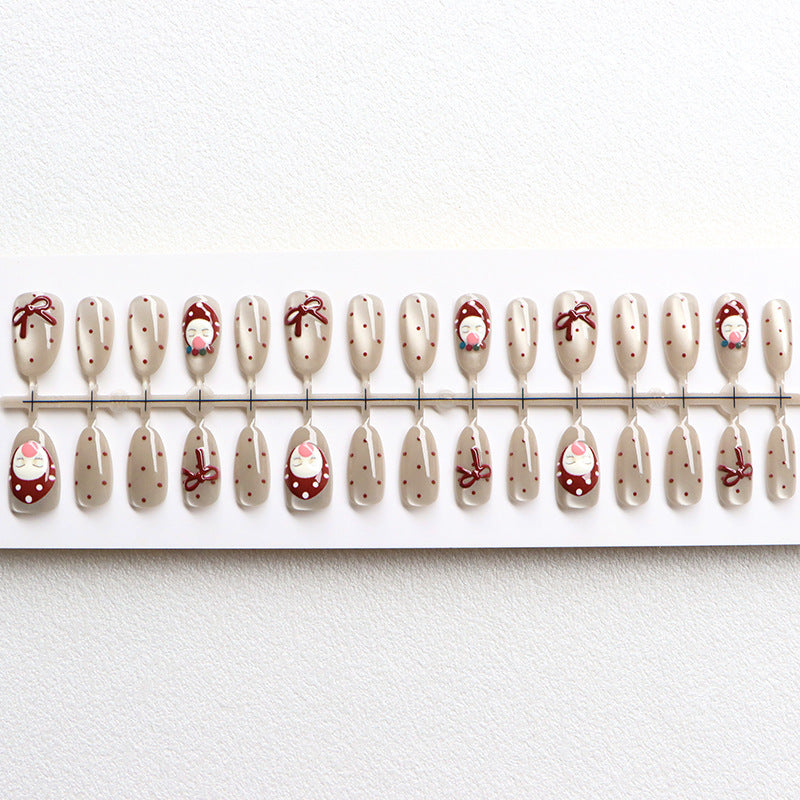 Festive Themed Press-On Nail Decor Kalsten