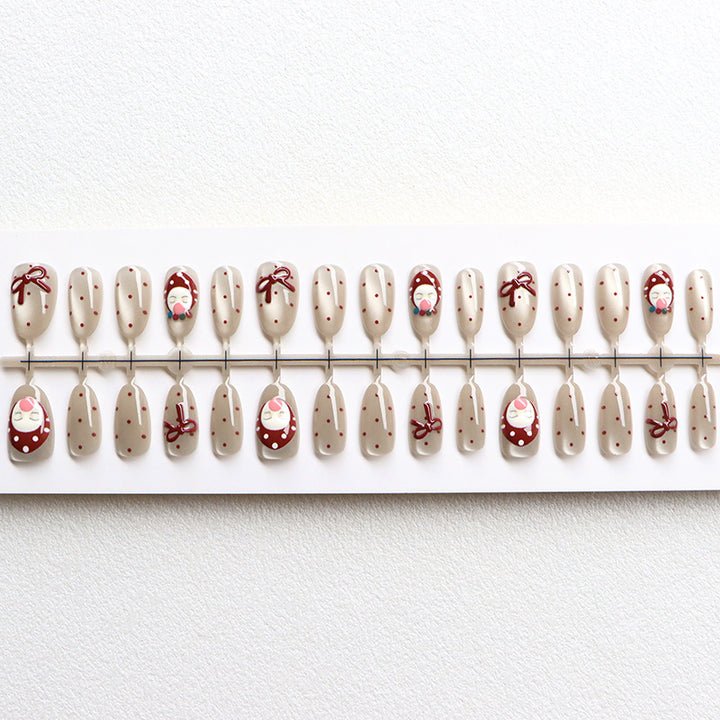 Festive Themed Press-On Nail Decor Kalsten