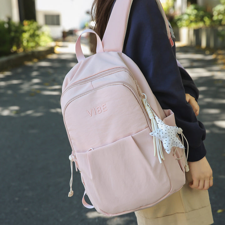 Trendy Lightweight Backpack with Unique Charm Kalsten