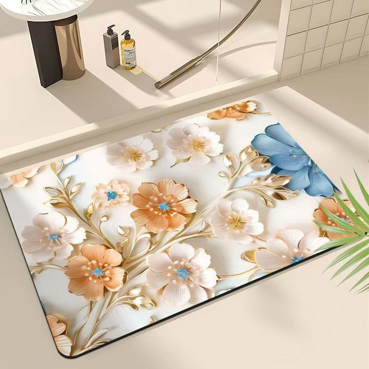 Floral Print Area Rug Kalsten