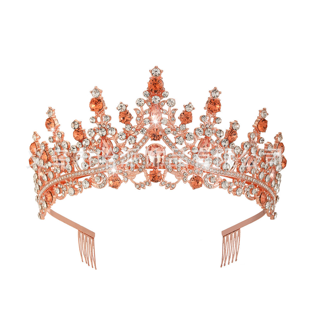 Ladies Rhinestone Tiara with Sparkling Gemstones Kalsten