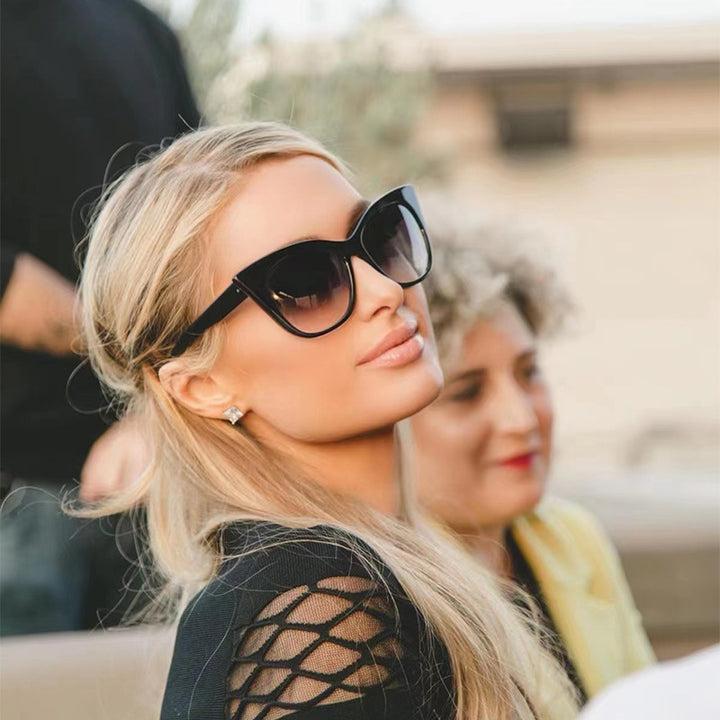 Women's sunglasses in trendy cat-eye design with striking leopard pattern Kalsten