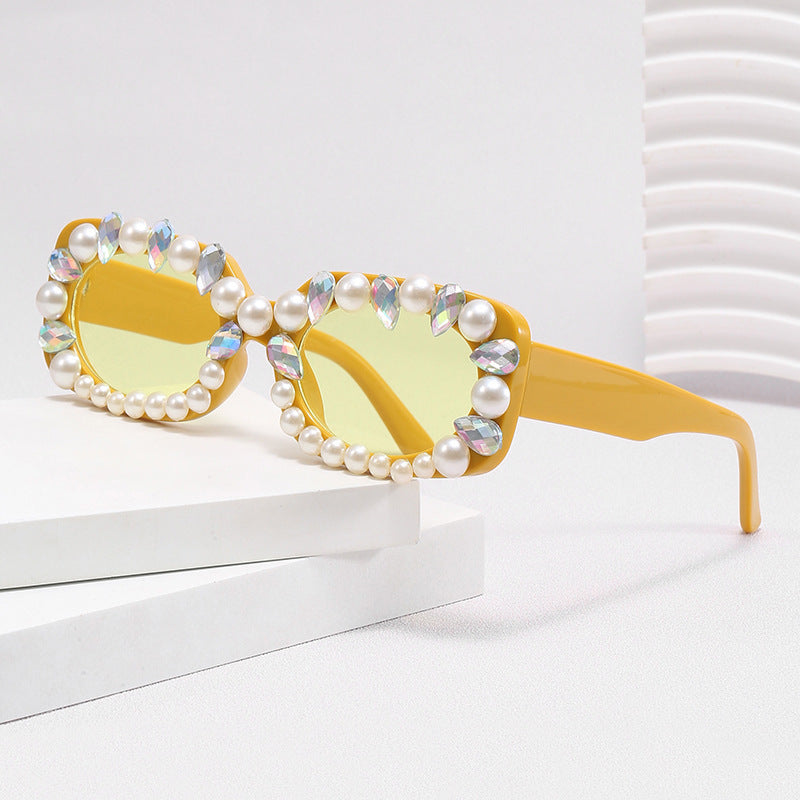 Ladies elegant sunglasses with pearl decoration Kalsten