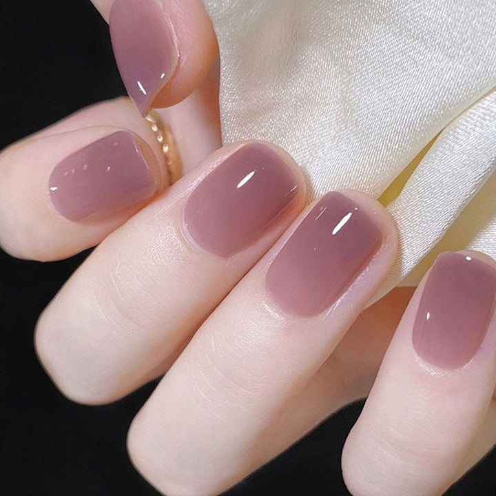 Minimalist Glossy Press-On Nail Set Kalsten
