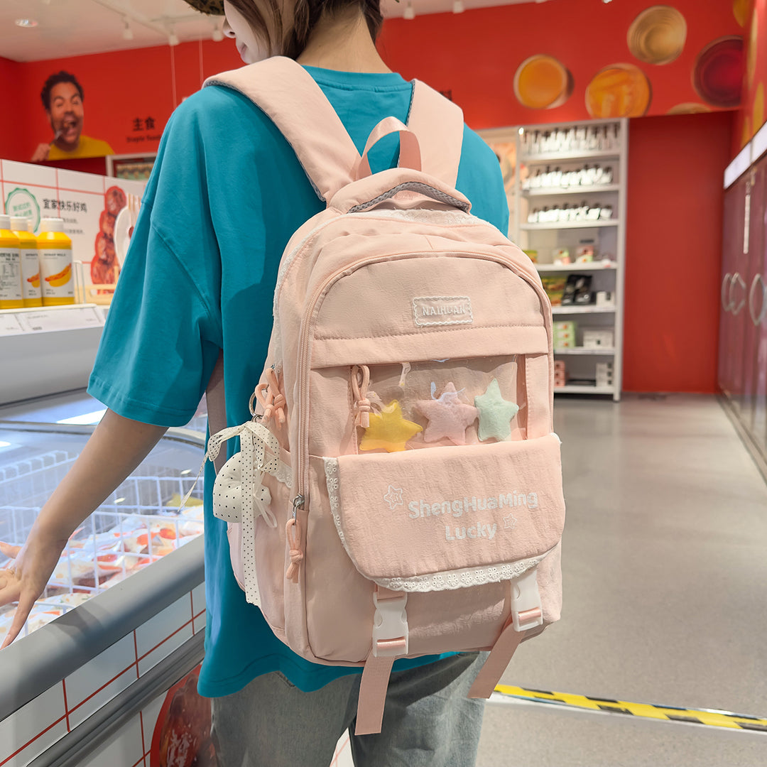 Transparent Window Backpack Kalsten