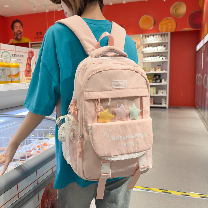 Transparent Window Backpack Kalsten