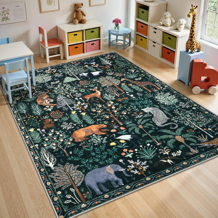 Nature-Inspired Decorative Area Rug