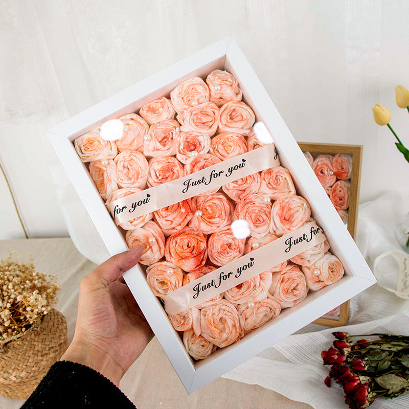 Decorative Floral Shadow Box