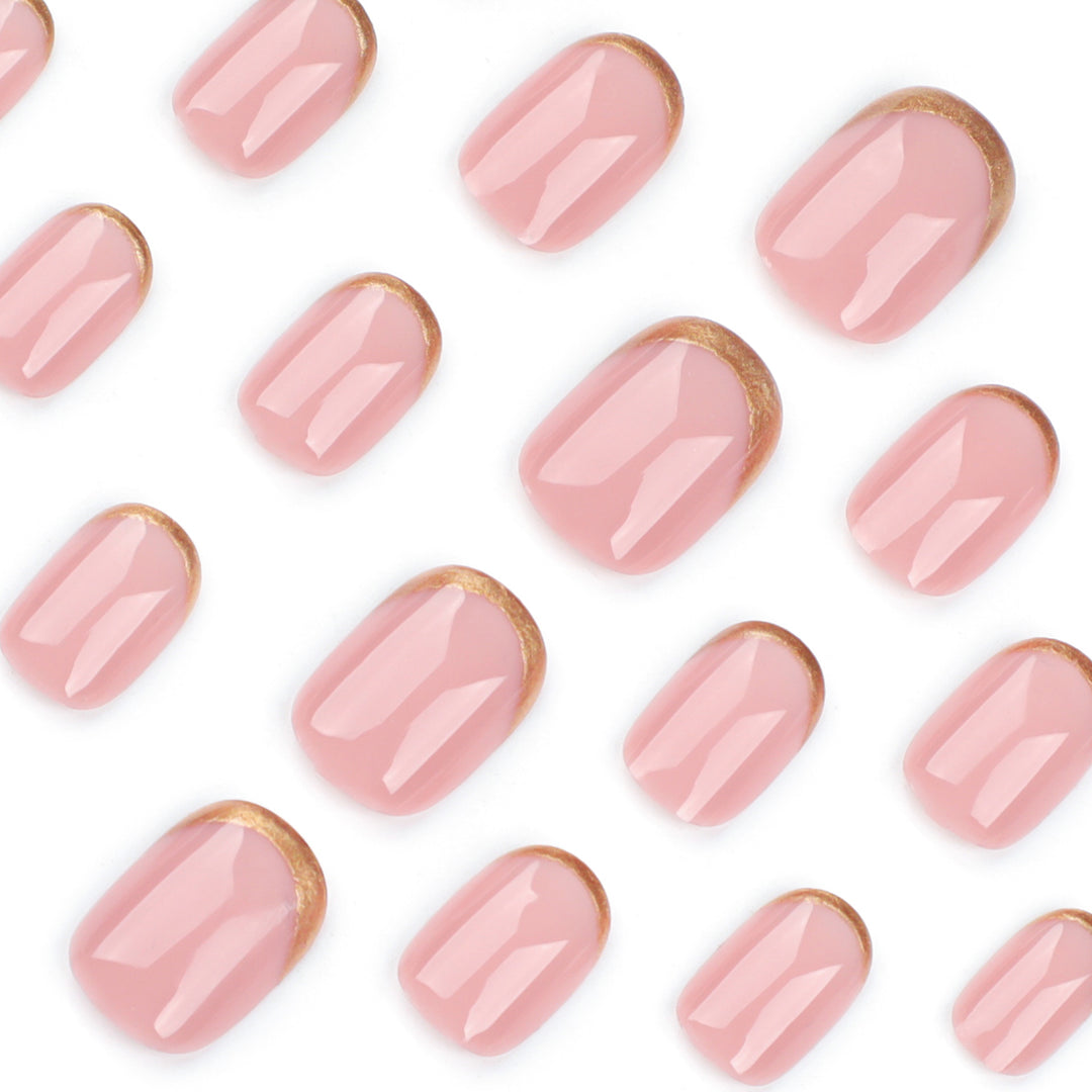Elegant Nail Art in Modern French Tip Style Kalsten