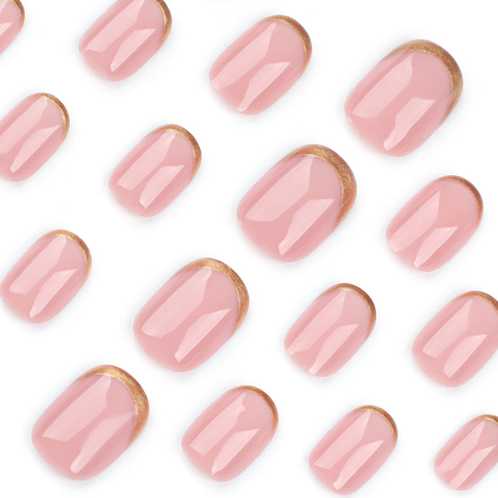 Elegant Nail Art in Modern French Tip Style Kalsten