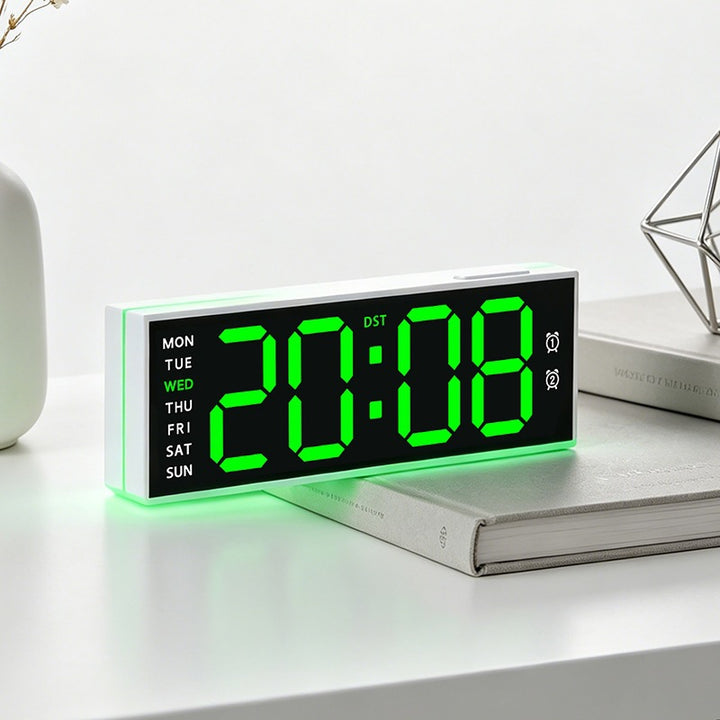 Digital alarm clock with large LED display and dual alarm function Kalsten