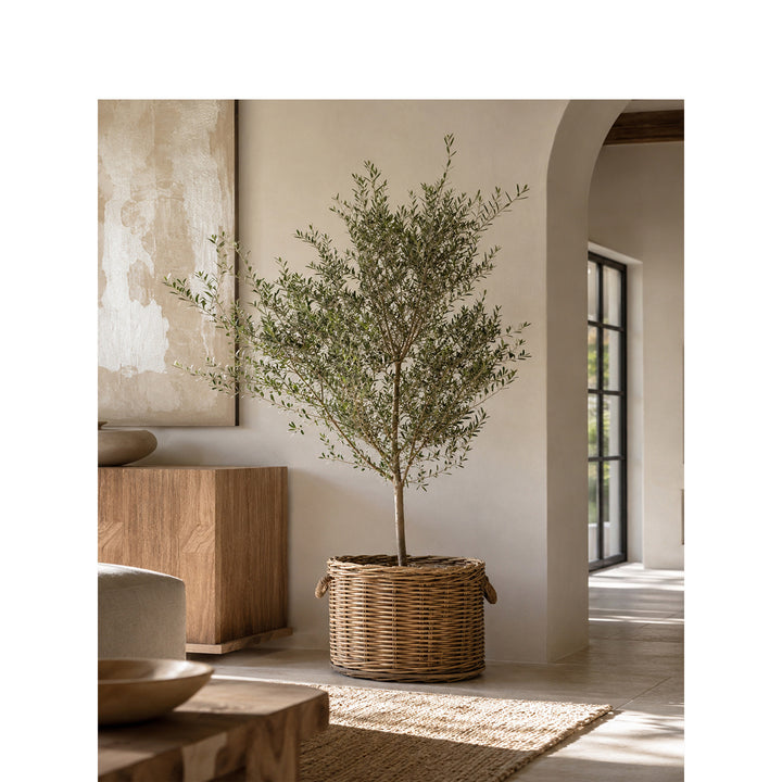 Willow woven basket with inner lining Kalsten