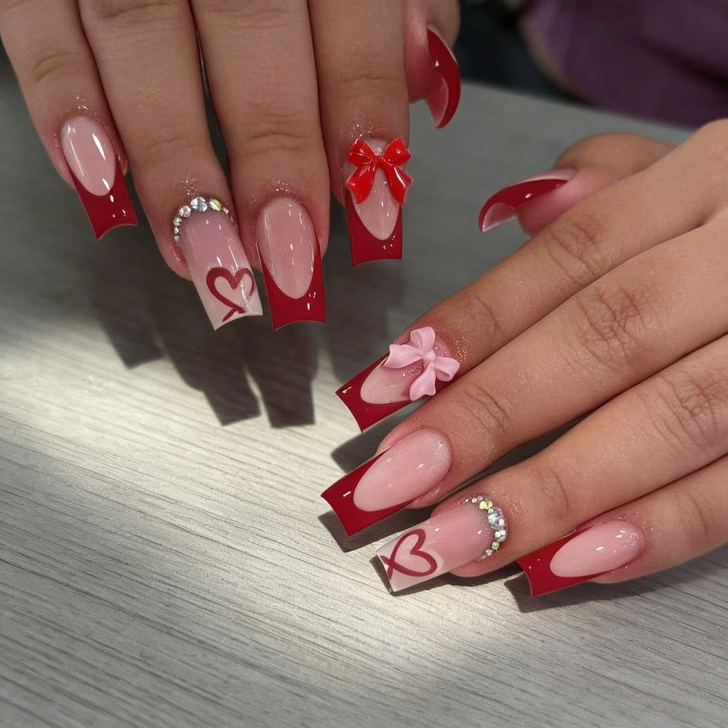 Stylish Long-Lasting Press-On Nail Set