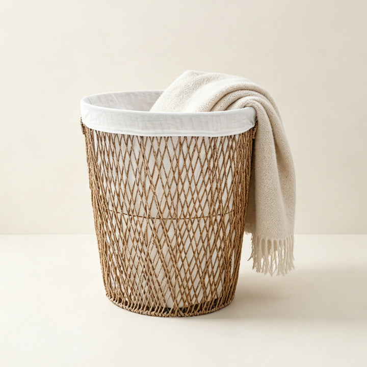Decorative laundry basket with lid Kalsten