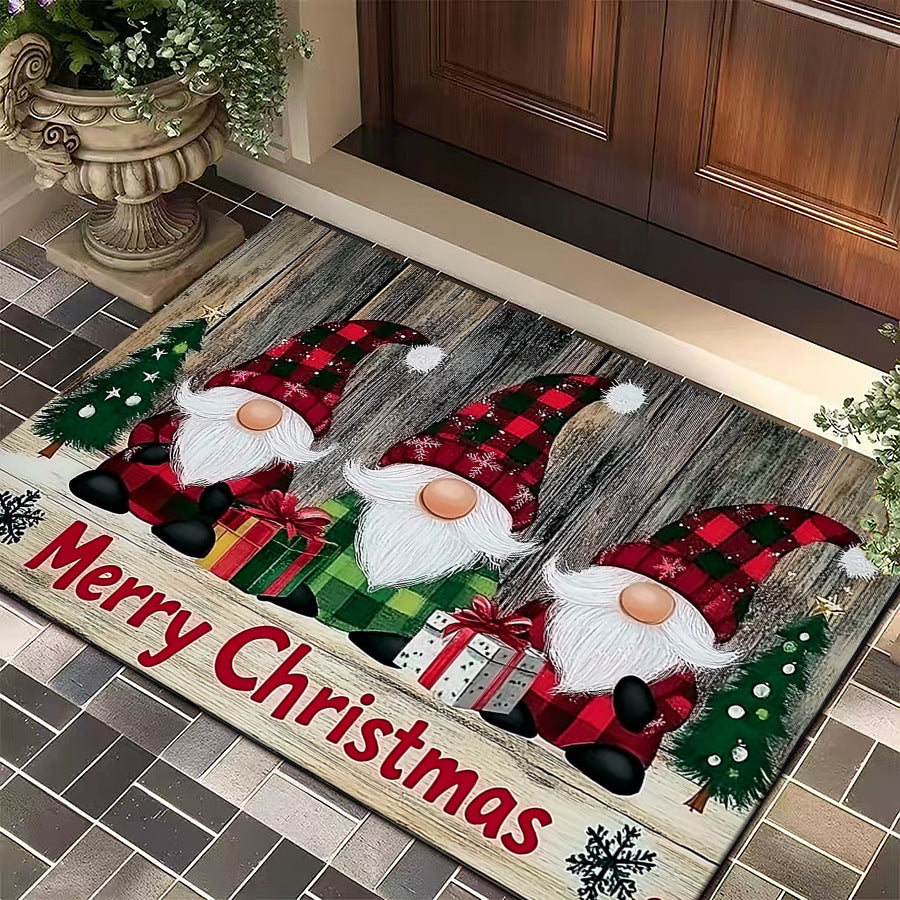 Festive Seasonal Welcome Mat