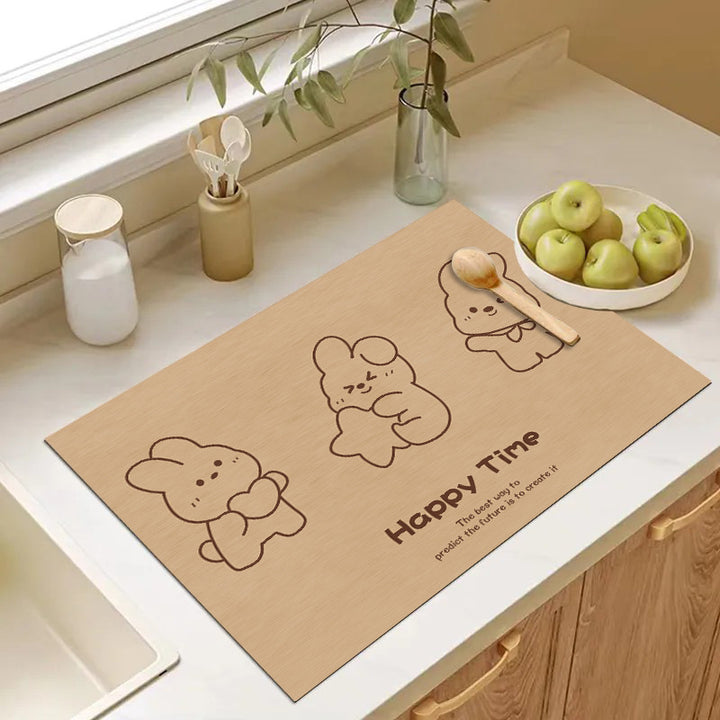 Cute Cartoon Dog Kitchen Mat Kalsten