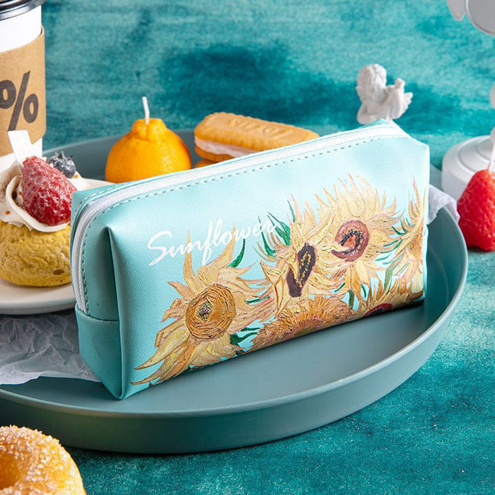 Artistic Floral Pattern Pencil Case