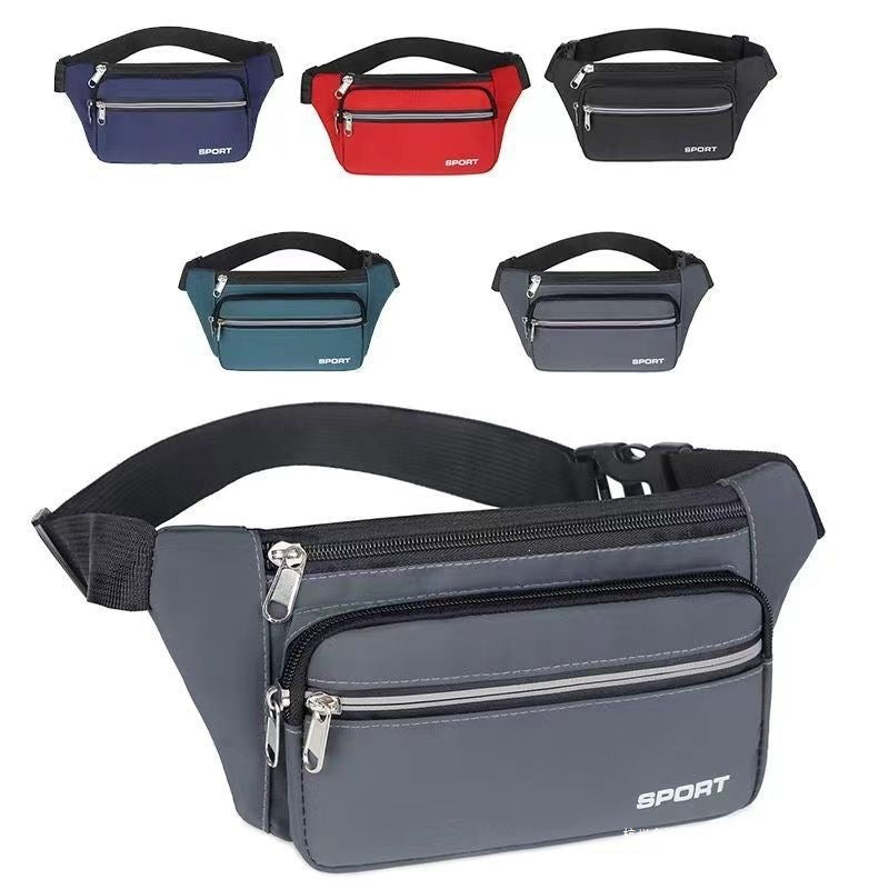 Sporty Waist Bag With Multiple Compartments Kalsten