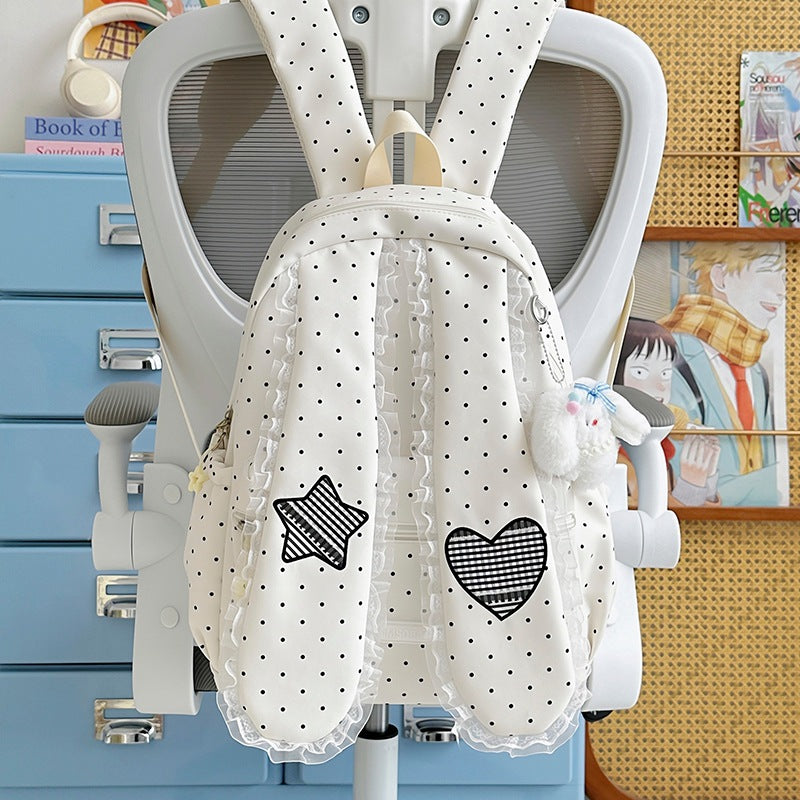 Cute Bunny-Ear Drawstring Backpack Kalsten